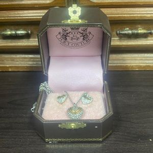 Vintage Juicy Couture earrings and Necklace